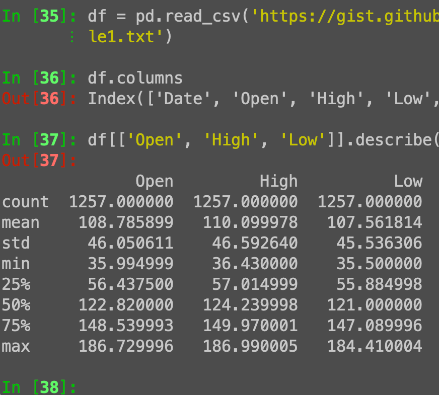 Pandas read_csv accepts a URL: Loading remote data files