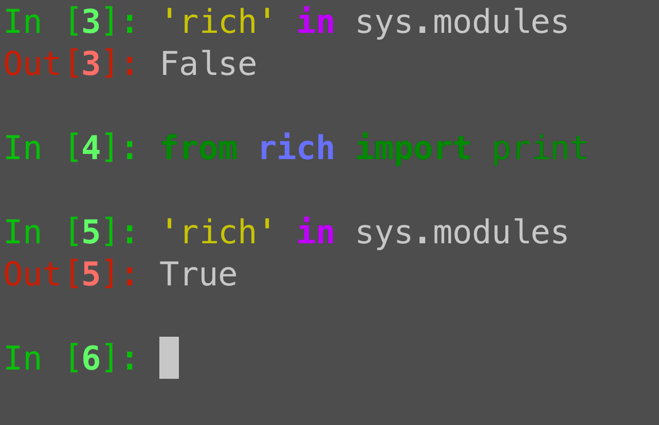 Python from import doesn't save memory: The module still loads
