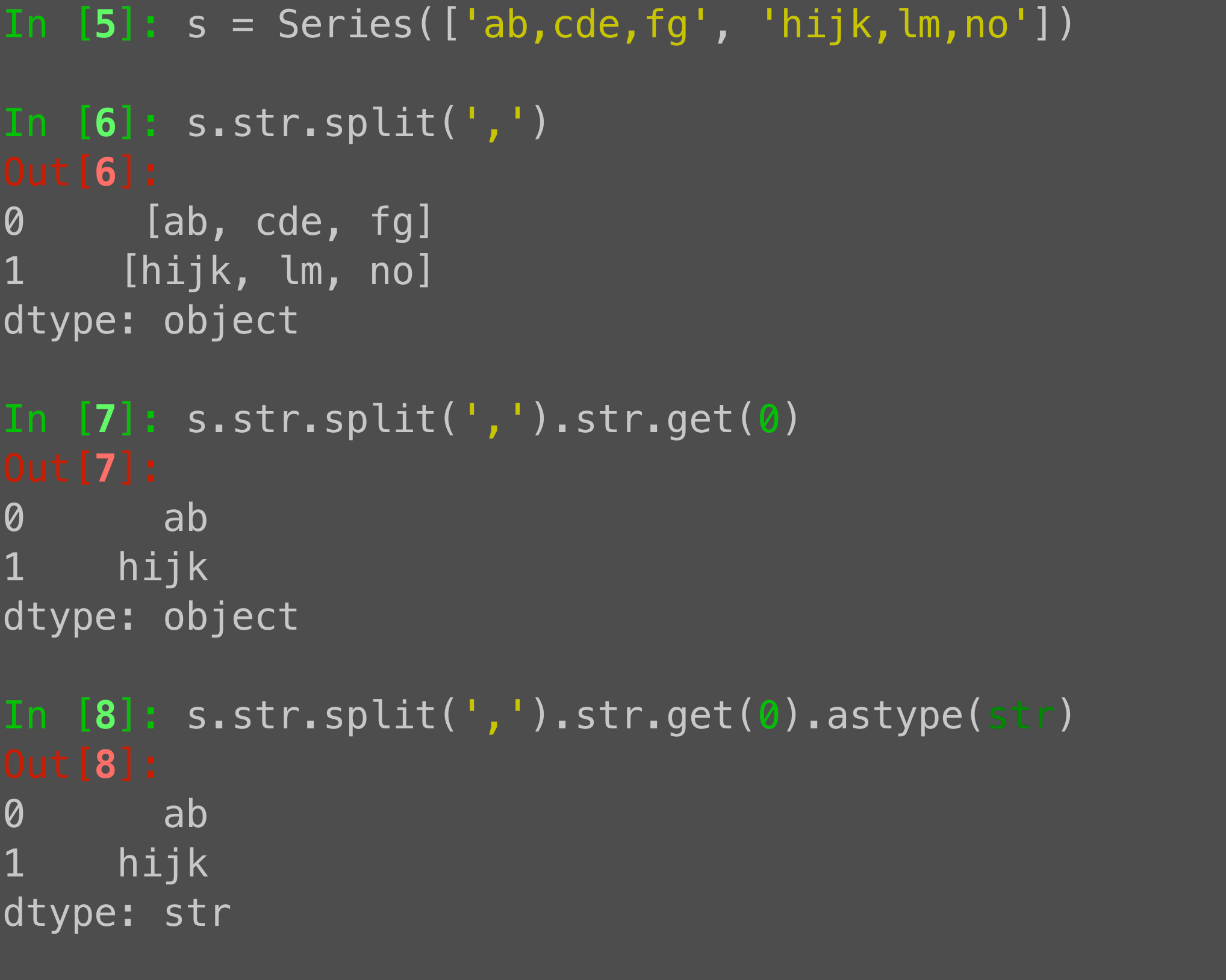 Pandas str.split: Get the first item of a comma-separated column