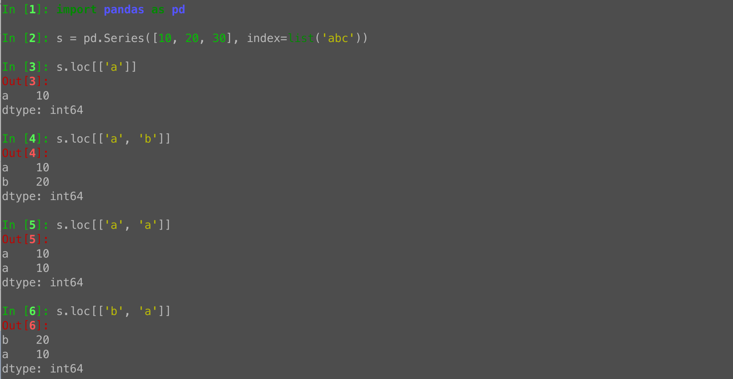 Pandas .loc with a list returns a series, not a scalar