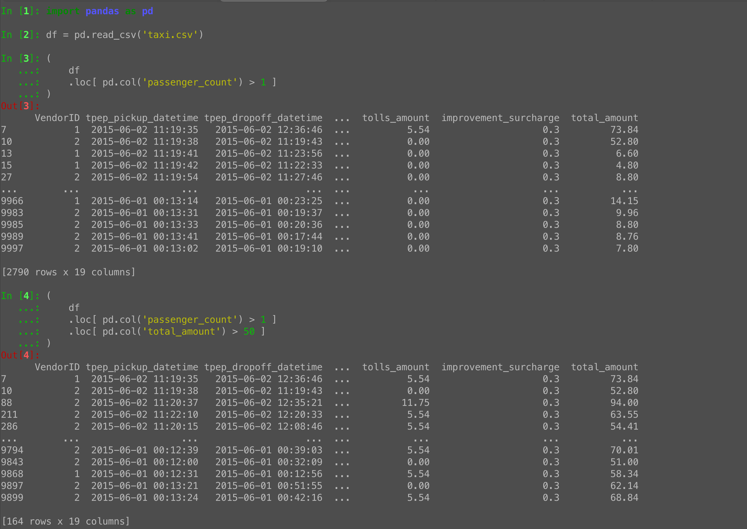 Filtering rows in Pandas with .loc and pd.col