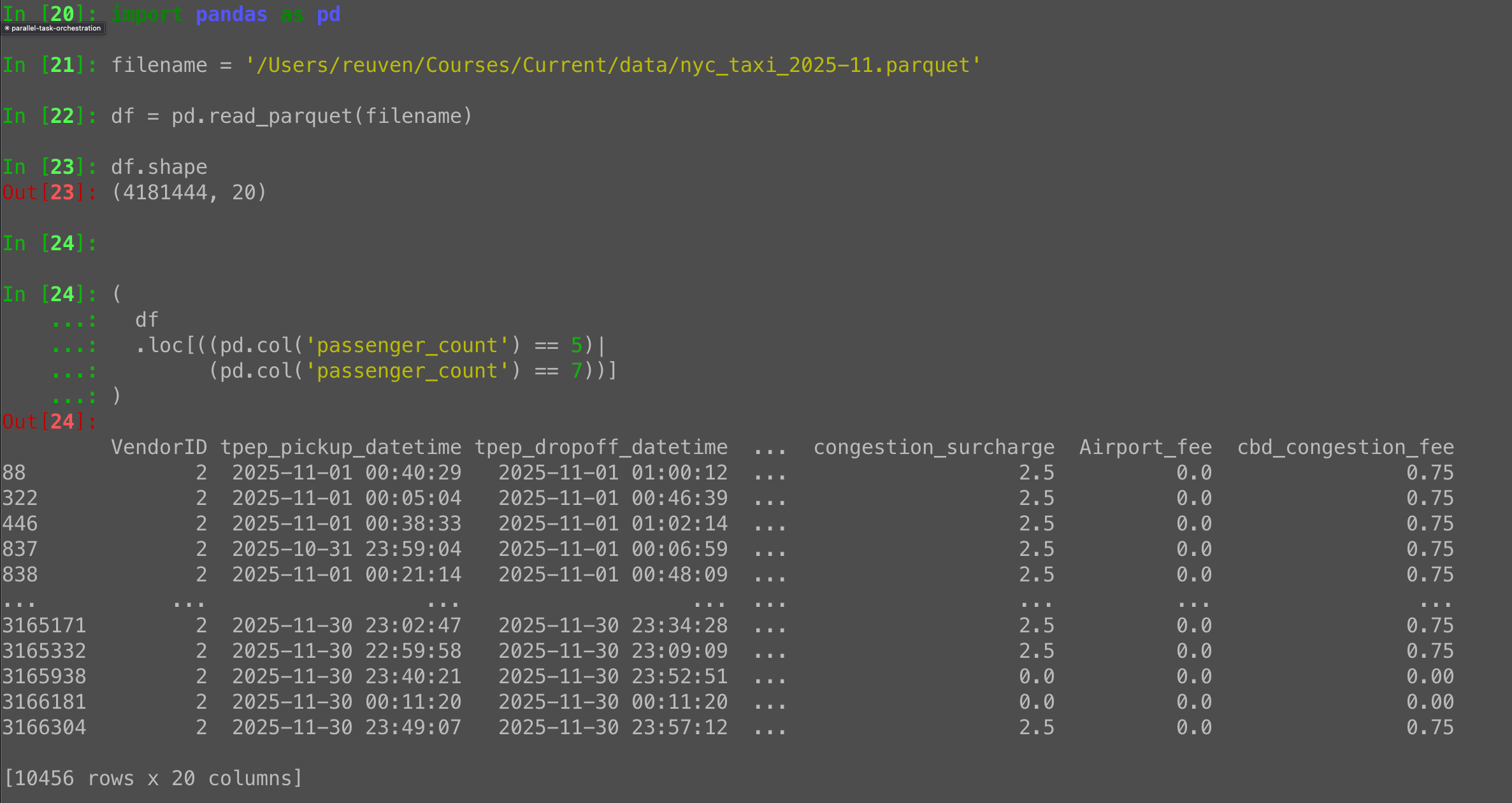 Pandas OR conditions: Filtering rows with | and parentheses